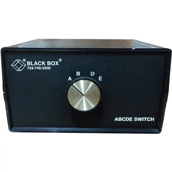 Black Box SW560A-BNC | Nib-Coax Switch Abcde (4 To 1) Chassis Style B Bnc-image