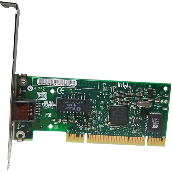 Intel A80897-009 | PRO/100 M Single-Port RJ-45 100Mbps 10Base-T/100Base-Tx Fast Ethernet Pci Desktop Network Adapter-image