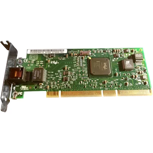 Intel A73668001 | PRO/1000 Xt Single-Port RJ-45 1Gb/S 10Base-T/100Base-Tx/1000Base-Tx Gigabit Ethernet PCI-X Low Profile Server Network Adapter-image