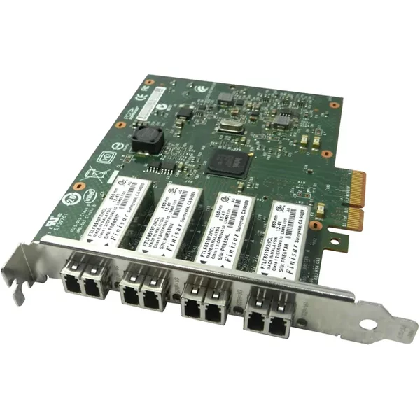 Intel I340-F4 | Quad-Ports Lc 1Gb/S 1000Base-Sx Gigabit Ethernet Pci Express 2.0 X4 Server Network Adapter-image