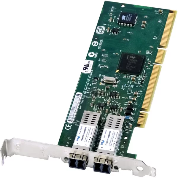 Intel PWLA8492MFG3L20 | PRO/1000 Mf Dual-Ports Lc 1Gb/S 1000Base-Sx Gigabit Ethernet PCI-X Server Network Adapter-image