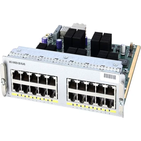 Cisco WS-X4920-GB-RJ45= | Catalyst 4900M 20 X Ports 10/100/1000Base-T Switch Module-image