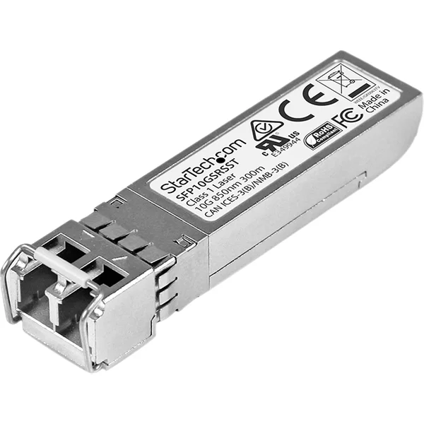 Startech SFP10GSRSST | 10Gb/S 10Gbase-Sr Multi-Mode Fibre 850Nm 300M Duplex Lc Connector Sfp+ Transceiver Module-image