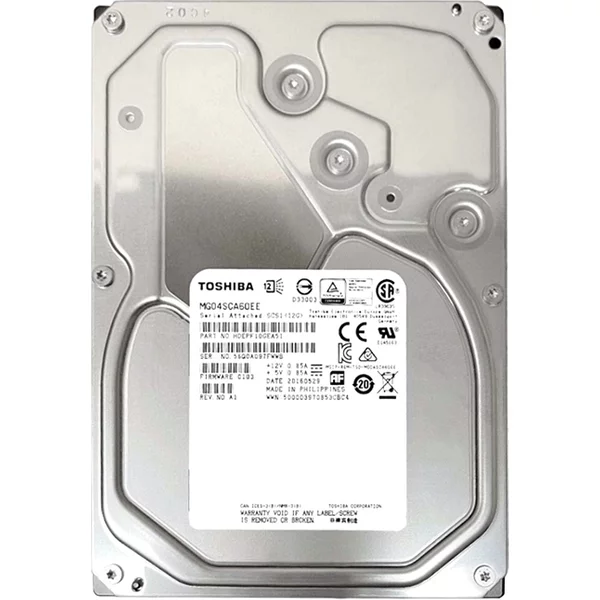 Toshiba MG04SCA60EE | Enterprise Capacity 6TB 7200RPM SAS 12Gb/S 128MB Cache (512E) 3.5-Inch Nearline Hard Drive-image