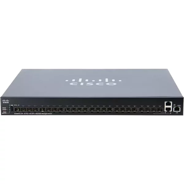 Cisco SG350XG-24F-K9 | 350XG-24T RJ-45 24-Ports 10Gbase-T 2 X Sfp Ports Stackable Manageable Layer3 1U Rack-Mountable Gigabit Ethernet Switch-image