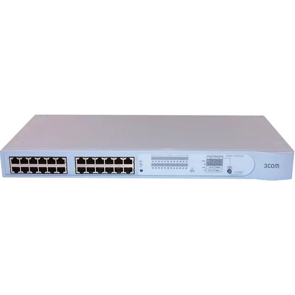 3Com 3C16465BUS | Superstack Iii Baseline 24 X RJ-45 Ports 10/100Base-Tx Layer 2 Unmanaged Rack-Mountable Fast Ethernet Network Switch-image