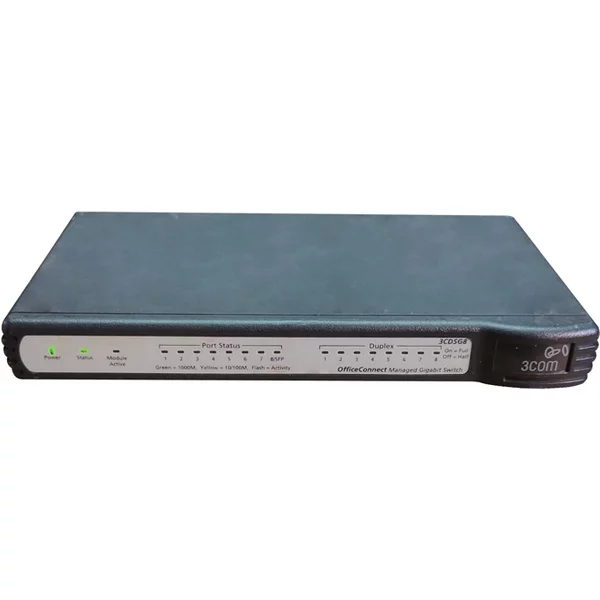 3Com 3CDSG8-UK | Officeconnect Managed Gigabit Switch 1 X Sfp (Mini-Gbic) Shared 8 X 10/100/1000Base-T Lan-image
