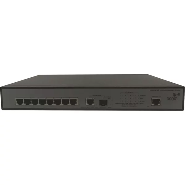 3Com 3CRDSF9PWR | Officeconnect 8 X RJ-45 Ports Poe 10/100Base-Tx Lan + 1 X RJ-45 Ports 10/100/1000Base-T Layer 2 Managed Fast Ethernet Network Switch-image