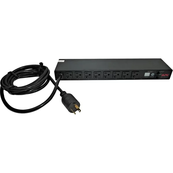Apc AP7901 | 120V 20A 8 Nema 5-20R 1U Rackmount Power Distribution Unit-image