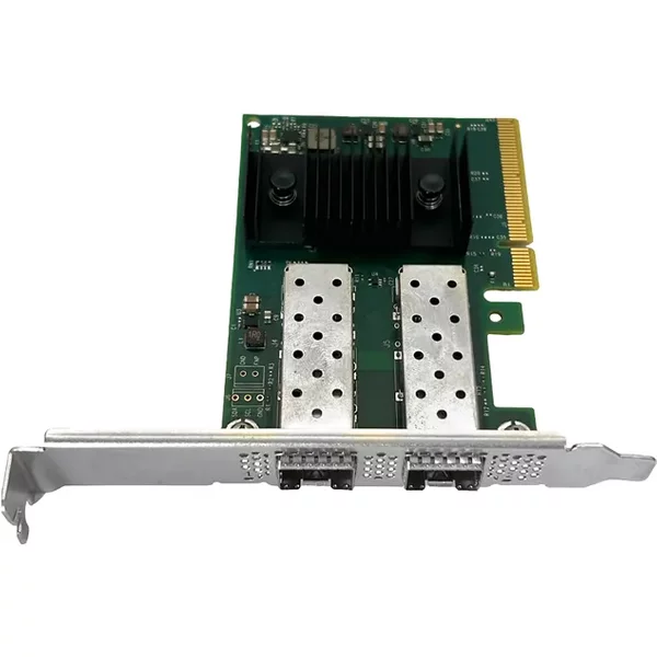 Nvidia Mellanox MCX631102AC-ADAT | Connectx-6 Lx En Dual Port 25Gb/S SFP28 Pci Express 4.0 X8 Tall Bracket Secure Boot Enabled Crypto Enabled Network Adapter-image