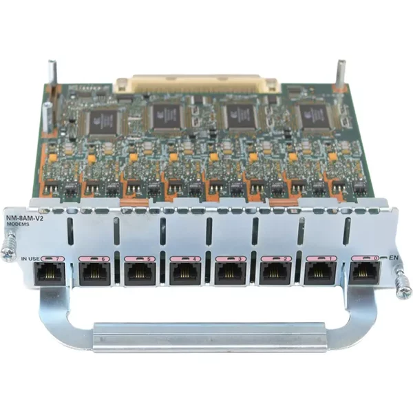 Cisco NM-8AM-V2 | 8 Port Analog Modem Network Module With V.92-image