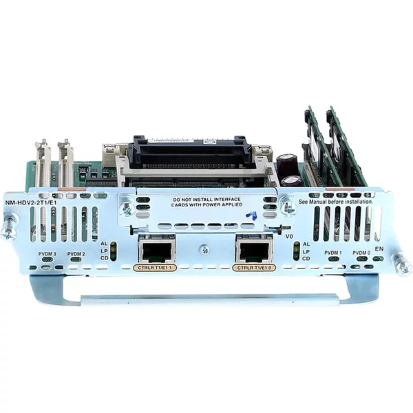 Cisco NM-HDV2-2T1-E1 | 2 X Ports T1/E1 1 X Vic/Vwic Wan Ip Communications High-Density Digital Voice/Fax Network Module-image