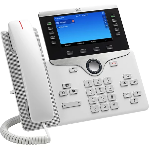 Cisco CP-8841-W-K9-RF | 8800 Series 8841 Uc White Gigabit Ip Phone-image