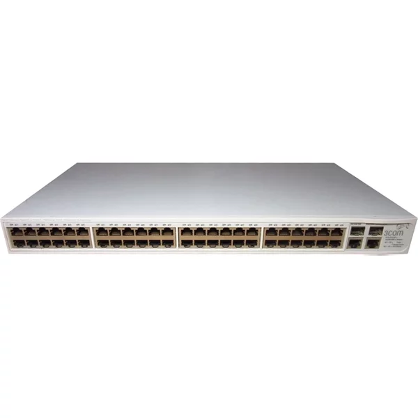 3Com 3C16476A | 2250 Plus 48 X RJ-45 Ports 10/100Base-Tx + 2 X Sfp Ports + 2 X Dual Personality Sfp Ports Layer 2 Managed Rack-Mountable Fast Ethernet Network Switch-image