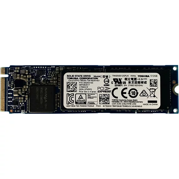 Dell 07VPP2 | 512GB Triple-Level Cell Pci Express Nvme 3.0 X4 M.2 2280 Solid State Drive-image