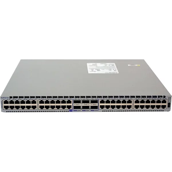 Arista DCS-7280TR-48C6-R | 7280R 48X 10Gbe RJ45 (1/10G) And 6X 100Gbe Qsfp Switch Rear-To-Front Airflow 2X Ac Power Supplies And 2X C13-C14 Cords-image