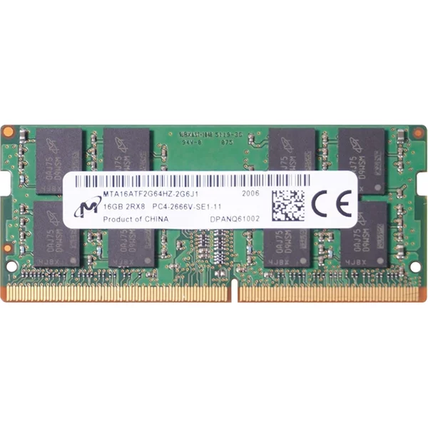 Micron MTA16ATF2G64HZ-2G6J1 | 16GB Ddr4-2666Mhz PC4-21300 Non-Ecc Unbuffered Sodimm CL19 2Rx8 1.2V 260-Pin Memory Module-image