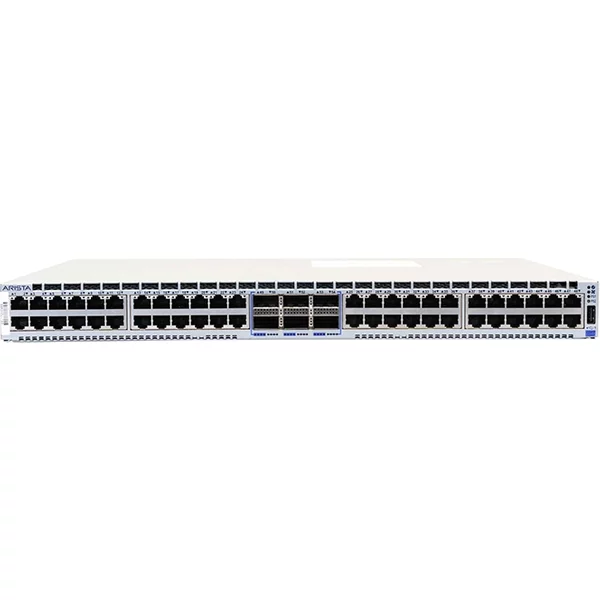 Arista DCS-7160-48TC6-F | 7160 High Capacity 48X 10Gbe RJ45 (1/10G) And 6X 100Gbe Qsfp Switch Front-To-Rear Airflow 2X Ac Power Supplies And 2X C13-C14 Cord-image