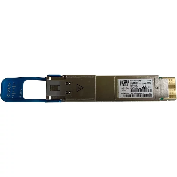 Cisco QDD-400G-LR8-S | 400Gb/S 400Gbase-Lr8 PAM4 Single-Mode Fibre 1330Nm 10Km Lc Connector QSFP-DD Transceiver Module-image