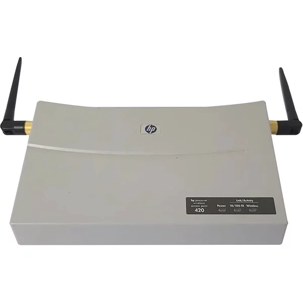 Hp J8131-69101 | Procurve 420 Ieee 802.11B/G 2.4Ghz 54Mbit/S 1 X Port 10/100Base-Tx 2 X External Antennas Wireless Access Point-image
