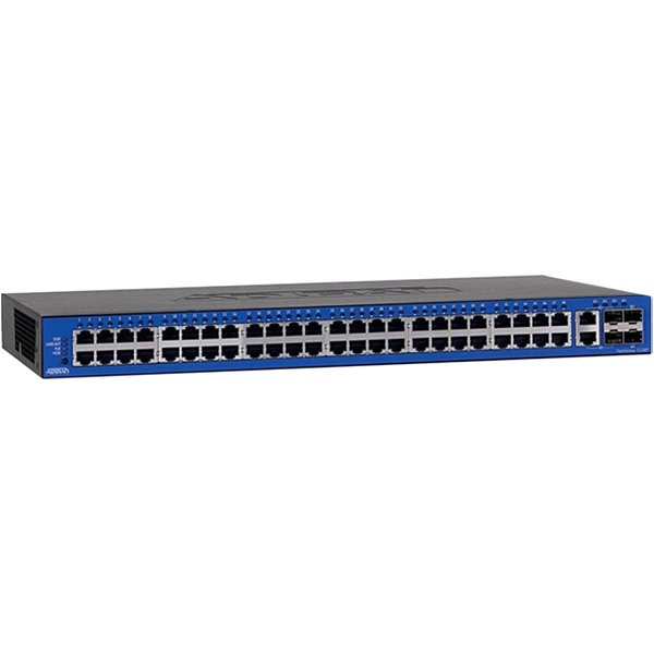 Adtran 1703599G1 | Netvanta 1238P 48 X Ports Poe 10/100Base-Tx + 4 X Sfp Ports Layer 3 Managed 1U Rack-Mountable Fast Ethernet Network Switch-image