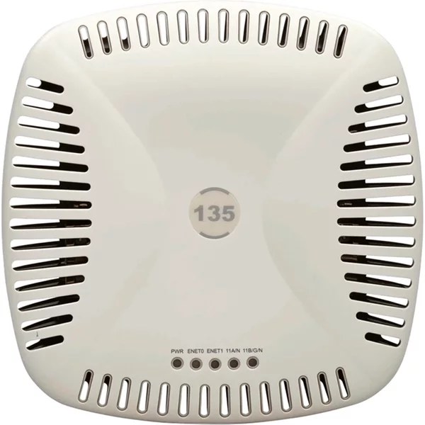 Hp JX772-61001 | Aruba AP-135 Ieee 802.11N 5Ghz 450Mbit/S 2 X Ports Poe+ 1000Base-T 6 X Internal Omni-Directional Antennas Wireless Access Point-image