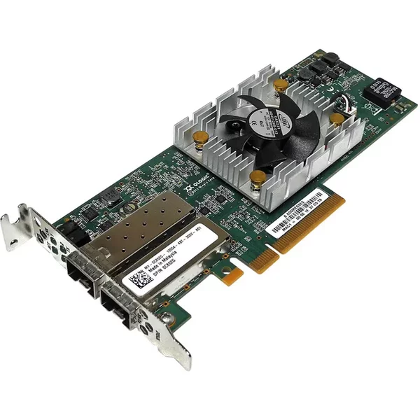 Dell QLE8262L-CU-DE | Qlogic Dual-Ports 10Gb/S Sfp+ Pci Express X8 Converged Network Adapter-image