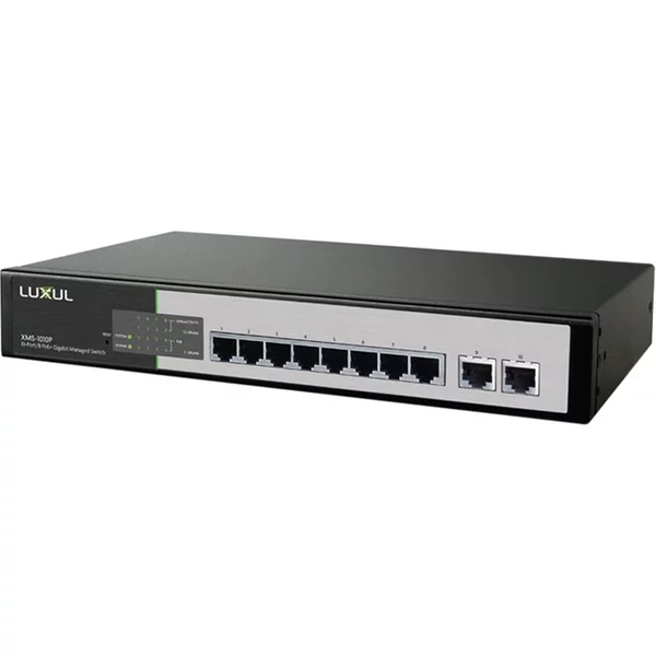 Luxul XMS-1010P | 10-Port/8 Poe+ Gigabit Managed Switch-image