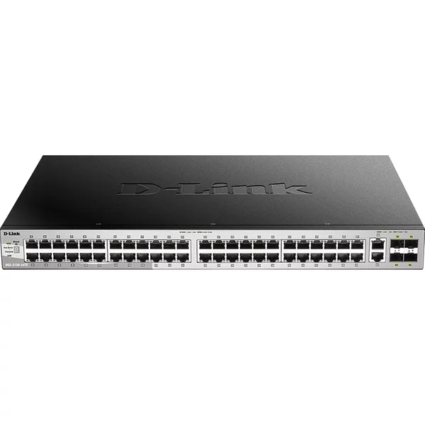 D-Link DGS-3130-54TS | DGS-3130 Series 48 X 10/100/1000Base-T RJ-45 And 2 X 10Gbase-T RJ-45 And 4 X 10G Sfp+ Ports Layer 3 Managed Stackable Gigabit Ethernet Switch-image