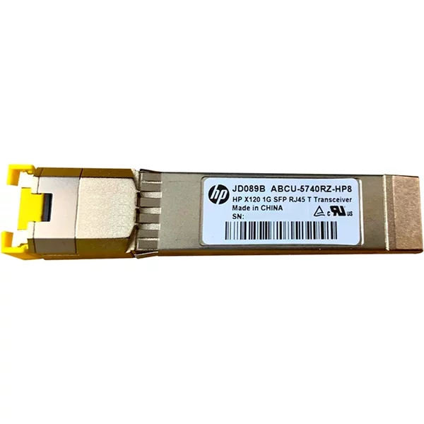 Hp JD089-61001 | Procurve X120 1Gb/S 1000Base-T Copper-Mode 100M RJ-45 Connector Sfp Transceiver Module-image