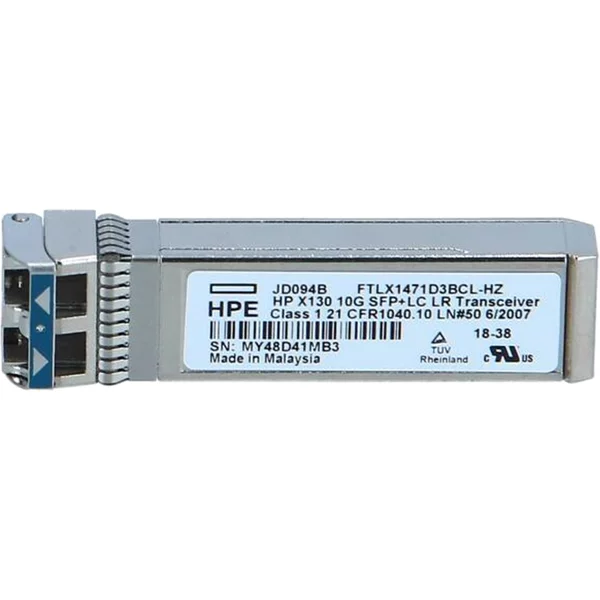 Hp JD094B#ABA | Procurve X130 10Gb/S 10Gbase-Lr Single-Mode Fibre 1310Nm 10Km Duplex Lc Connector Sfp+ Transceiver Module-image