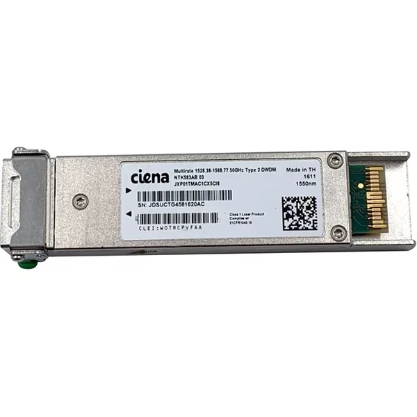 Ciena NTK583AB | 10Gb/S 10Gbase-Dwdm Single-Mode Fiber 80Km 1530Nm To 1565Nm Dom Xfp Transceiver Module-image