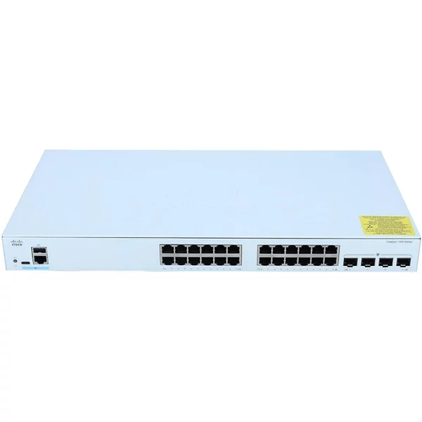 Cisco C1300-24T-4G | Catalyst 1300 Series 1300-24T-4G 24 X 10/100/1000Base-T RJ-45 And 4 X 1Gbe Sfp Uplink Ports Layer 3 Managed Gigabit Ethernet Switch-image