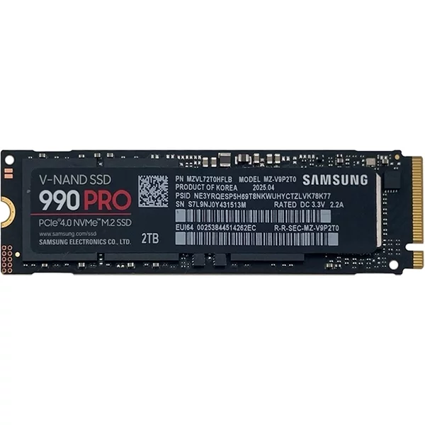 Samsung MZ-V9P2T0B/AM | 990 Pro Series 2TB M.2 2280 Pci Express Nvme 4.0X4 V-NAND 3Bit Tlc Solid State Drive-image