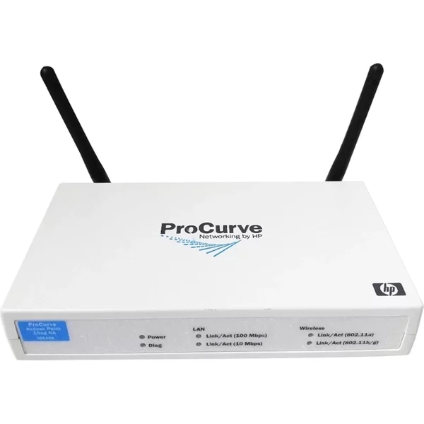 Hp J9140-69001 | Procurve 10AG Ieee 802.11A/B/G 5Ghz 54Mbit/S 1 X Port 10/100Base-Tx External Antennas Wireless Access Point-image