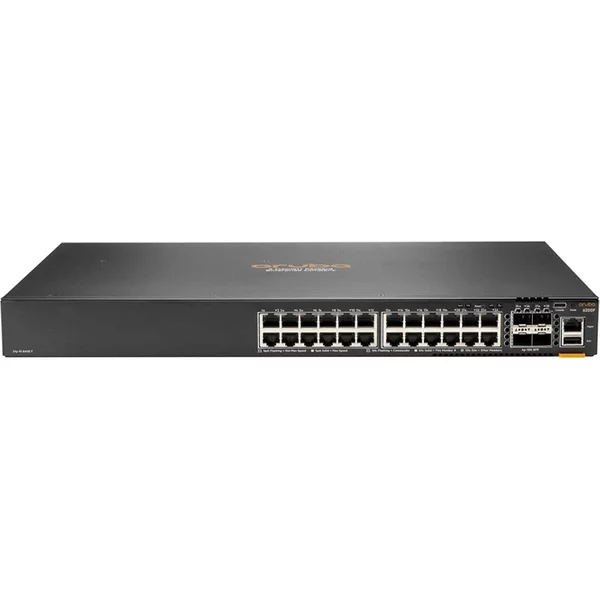 Hp JL724-61101 | Aruba Cx 6200 Series 6200F-24G-4SFP+ 24 X 10/100/1000Base-T RJ-45 And 4 X 10Gbe Sfp+ Ports Layer 3 Gigabit Managed Network Switch-image