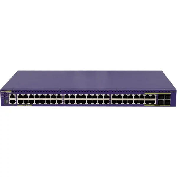 Extreme Networks X440-48T | Summit X440 Series 48 X RJ-45 Ports 10/100/1000Base-T + 4 X Combo Sfp Ports Layer 3 Managed Rack-Mountable Gigabit Ethernet Network Switch-image