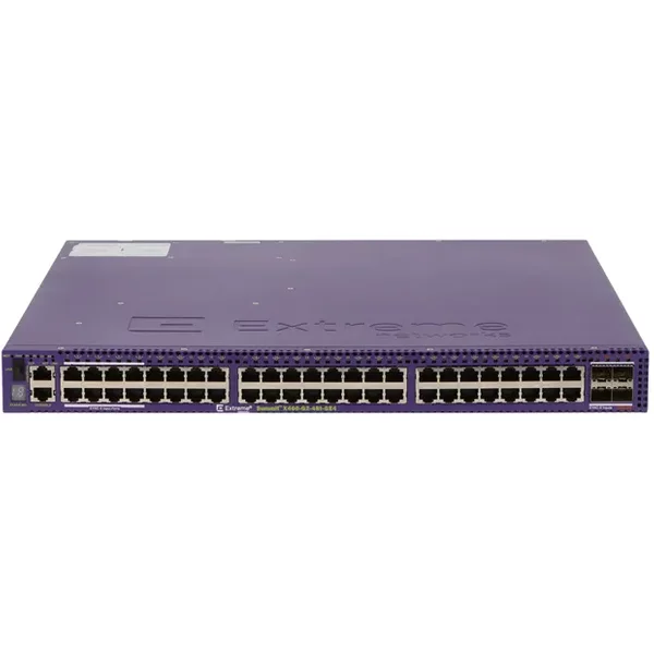 Extreme Networks X460-G2-48T-GE4 | X460 Series 52 X RJ-45 Ports 10/100/1000Base-T + 2 X Sfp+ Ports + 2 X Qsfp+ Ports Layer 3 Managed Gigabit Ethernet Network Switch-image