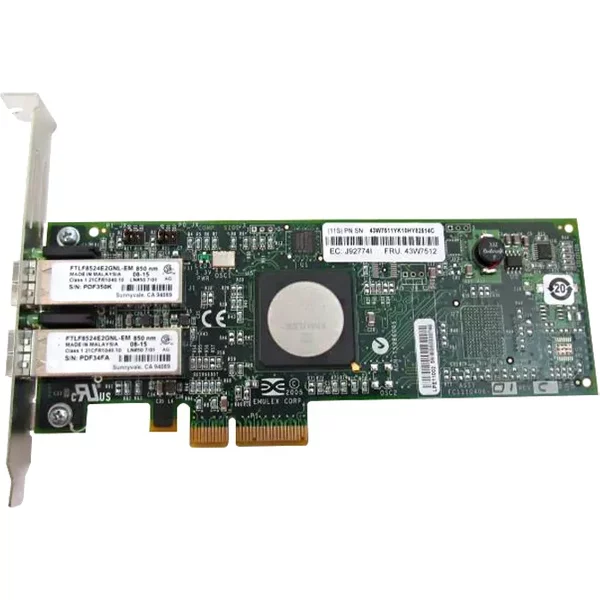 Ibm 42C2071 | Dual-Ports 4Gb/S Fibre Channel Pci Express Network Adapter Host Bus Network Adapter By Emulex-image