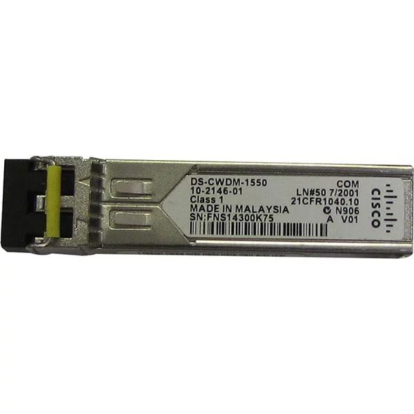 Cisco DS-CWDM-1550 | 1.25Gb/S 1000Base-Cwdm Single-Mode Fiber 80Km 1550Nm Duplex Lc Connector Sfp Transceiver Module-image