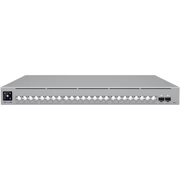Ubiquiti USW-PRO-XG-24-POE | Professional-Grade 24-Ports (16X 10Gbe And 8X 2.5Gbe) With 2X 25G SFP28 Ports Layer 3 Etherlighting Poe+++ Switch-image