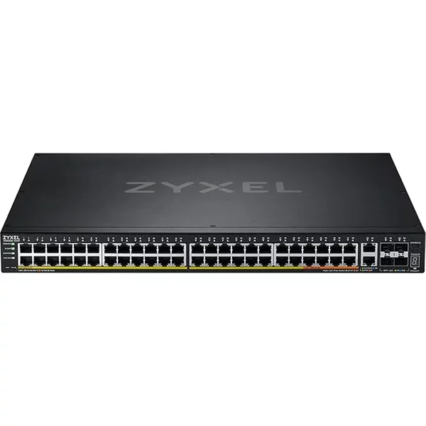 Zyxel XGS2220-54HP | 48-Port Gigabit Poe 600W With 4X Sfp+ 10G And 2X RJ45 10Gbe Ports Managed Switch-image