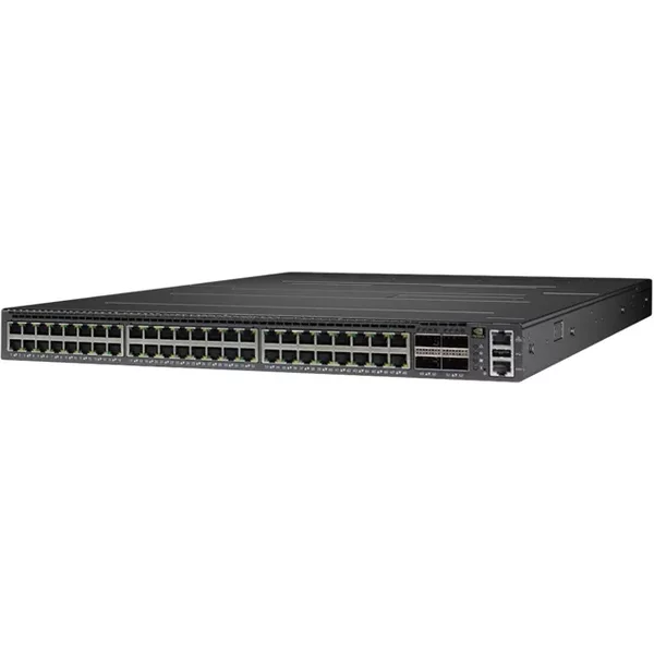Nvidia Mellanox 920-9N110-00R1-0C0 | Spectrum SN2201 48-Ports 10/100/1000Base-T RJ-45 4-Ports 100Gbase-X QSFP28 Front To Back Airflow Rack-Mountable 1U Open Gigabit Ethernet Switch-image