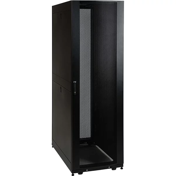 Eaton SR42UB | Tripp Lite Series 42U Rack Standard-Depth Cabinet With Doors And Side Panels-image