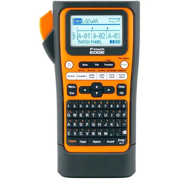 Brother PT-E310BTVP | P-Touch Edge USB-C Bluetooth Handheld Industrial Label Printer-image