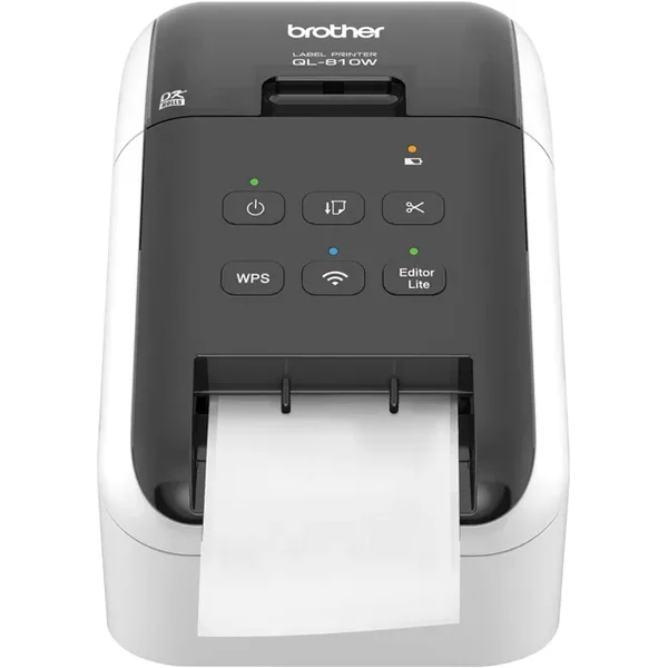 Brother QL-810W | Monochrome Wireless Label Printer Direct Thermal-image