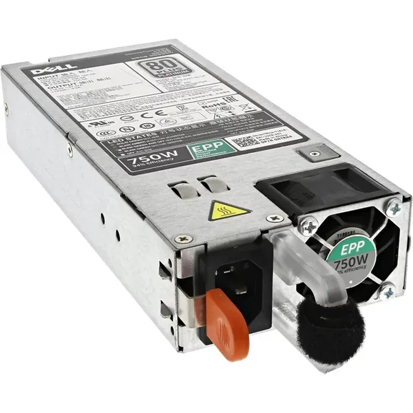 Dell 0TP2JX | 750-Watt 100-240V Ac 10A 50-60Hz 80-Plus Platinum Hot-Plug Redundant Power Supply For Poweredge R530/R630/R730XD/T430/T630 Servers-image