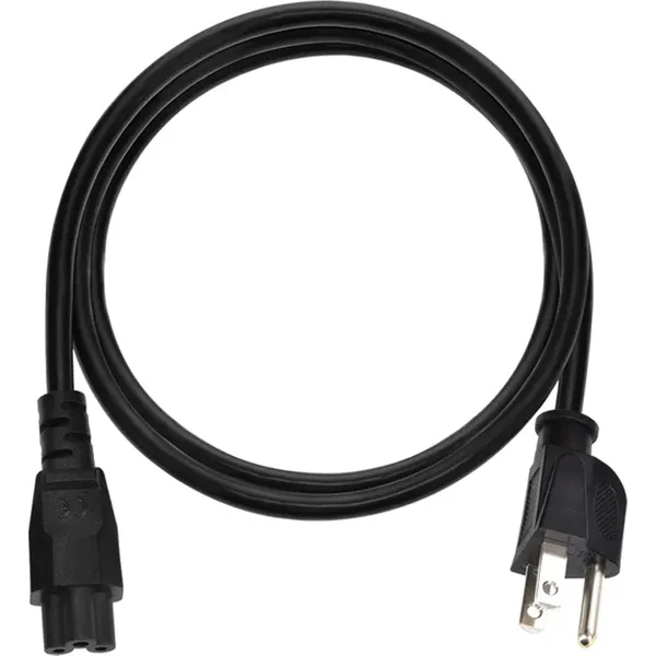 Monoprice 7688 | Power Cord NEMA 5-15P to IEC-320-C5 18AWG 7A/125V SVT 3-Prong 6ft Black