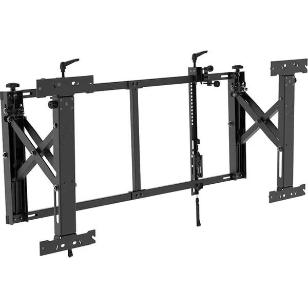Monoprice 39660 | Commercial Series Push-to-Pop-Out TV Video Wall Mount for 50in to 55in LED Screens VESA Patterns up to 800x400