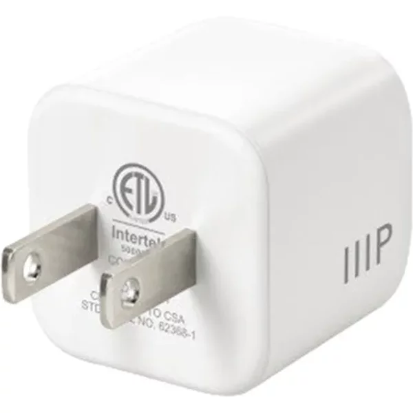 Monoprice 44907 | 35W USB-C Mini Cubic GaN Charger White